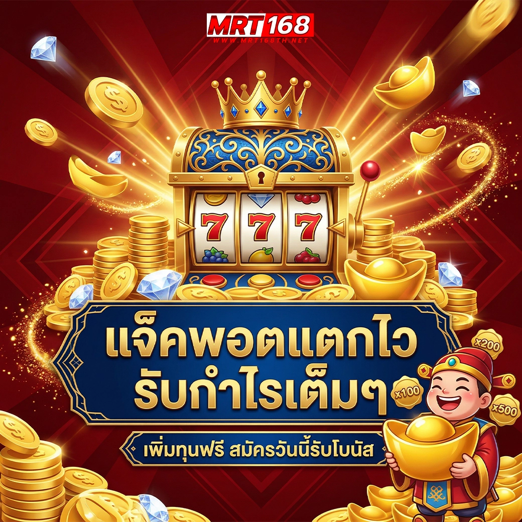mrt168 แจ็คพอตแตกไว รับกำไรเต็มๆ